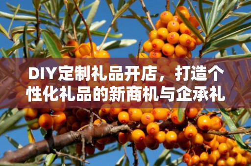 DIY定制礼品开店，打造个性化礼品的新商机与企承礼品供应链的合作优势